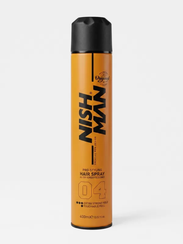 Лак для укладки волос Nishman Extra Strong Hold 04 400 мл