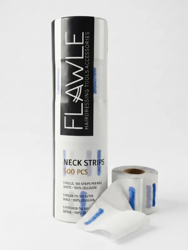 Одноразовые бумажные воротнички Flawle 500 полосок