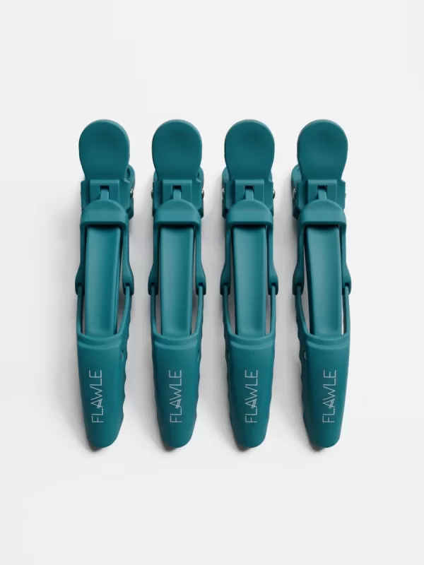 Зажимы "Крокодил" Flawle Crocodile Hair Clips 4 шт