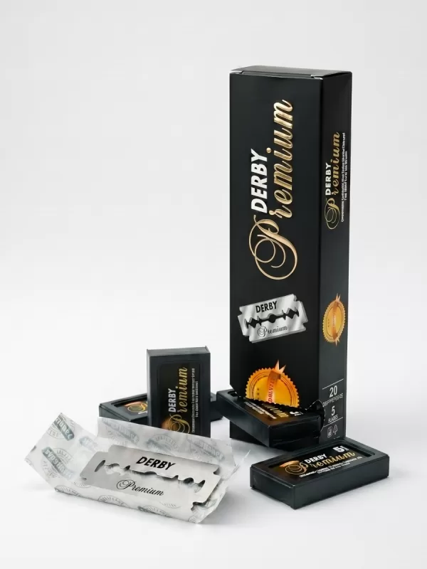 Двусторонние лезвия Derby Professional Premium 100 шт