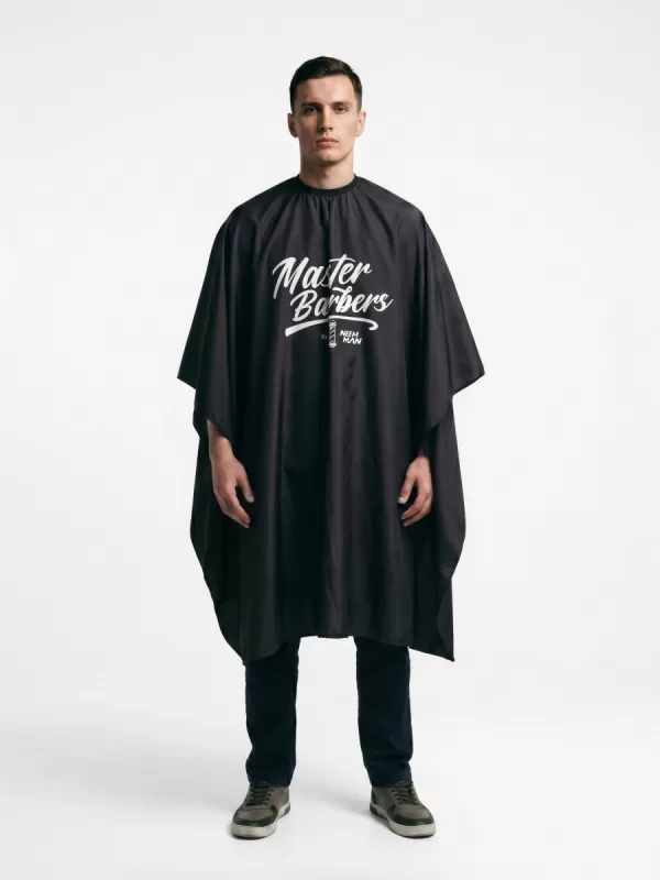 Пеньюар Nishman Master Barbers Pro Black