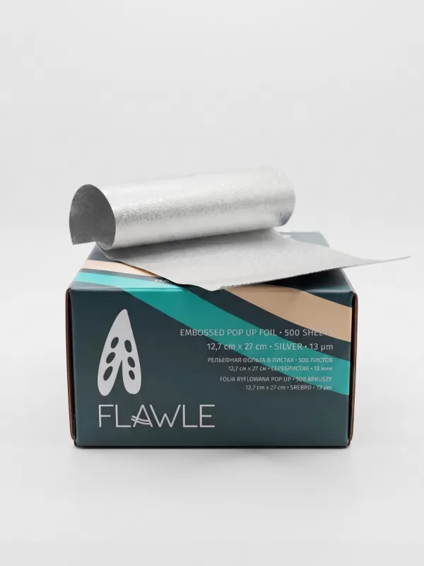 Тисненая фольга в 500 листах Flawle 12.7х27 см 13 мкм