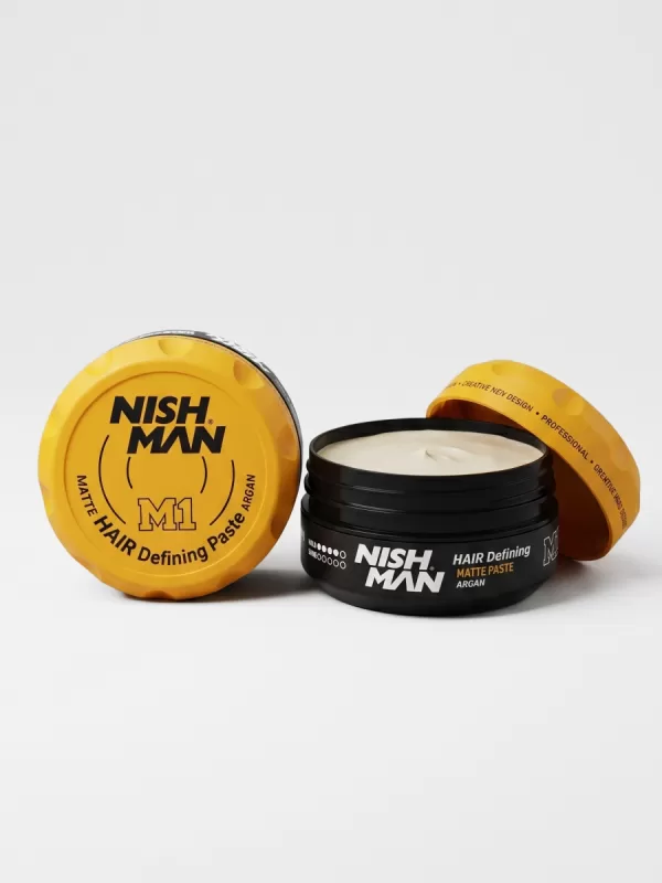 Матовая паста для укладки волос Nishman M1 Argan