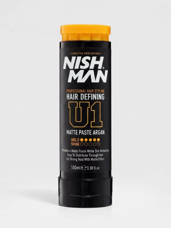 Матовая паста для укладки волос Nishman U1 Argan 100 мл