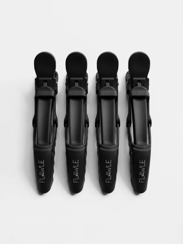 Зажимы "Крокодил" Flawle Crocodile Hair Clips 4 шт