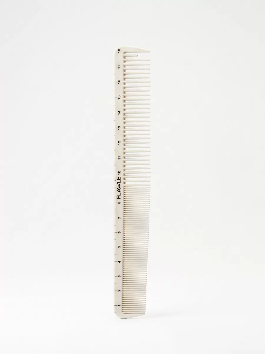 Расческа для стрижки волос Flawle FL233 WHITE/BEIGE