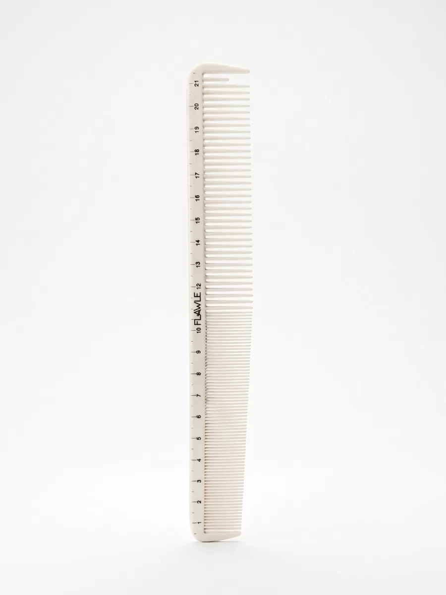 Расческа для стрижки волос Flawle FL232 WHITE/BEIGE