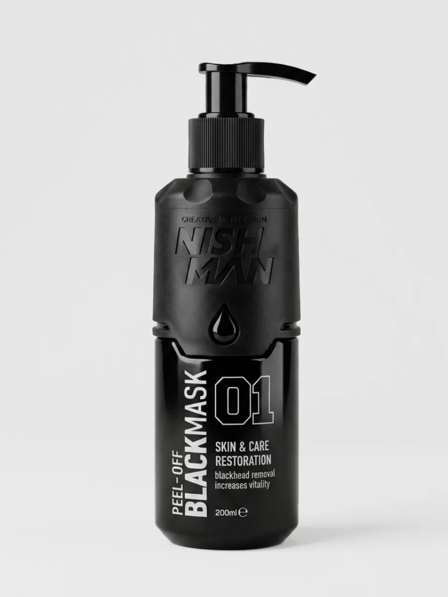 Черная маска-пленка для лица Nishman Peel-Off BlackMask 200 мл