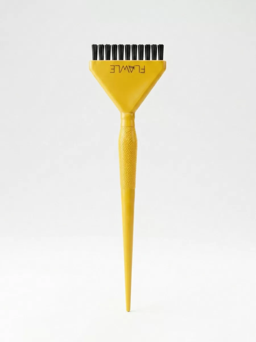 Кисть для кератина волос с коротким ворсом Flawle FL117 YELLOW
