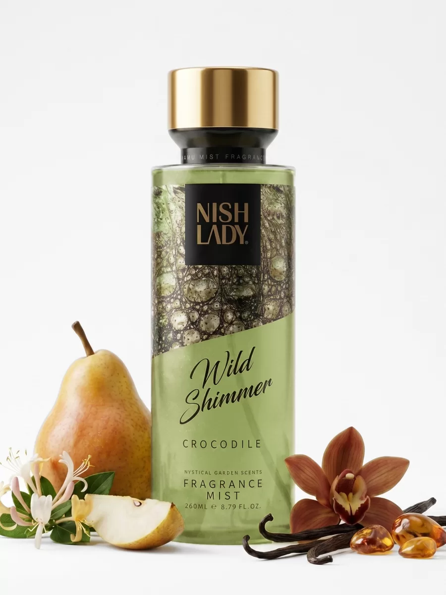 Мист с шиммером Nishlady Wild Shimmer Crocodile 260 мл