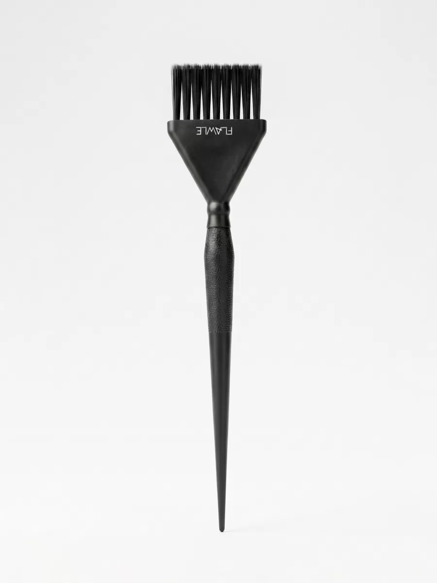 Узкая кисть для окрашивания волос Flawle FL112 BLACK