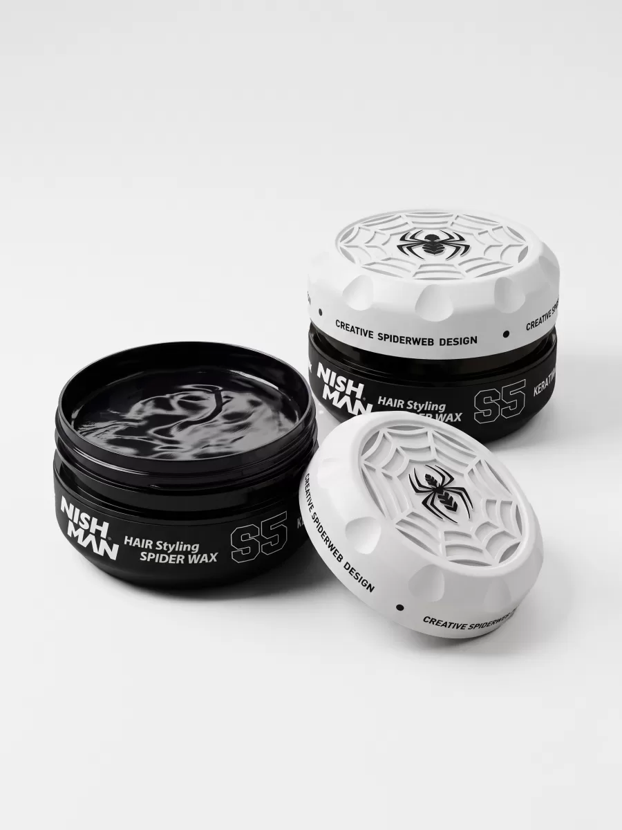 Воск-паутинка для укладки волос Nishman S5 Keratin 150 мл