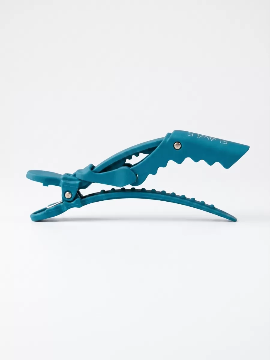Зажимы для волос "Крокодил" Flawle Crocodile Hair Clips FL132 GREEN 4 шт