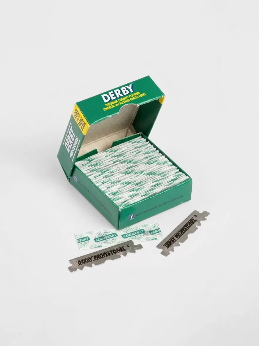 Односторонние лезвия Derby Professional Extra 100 шт
