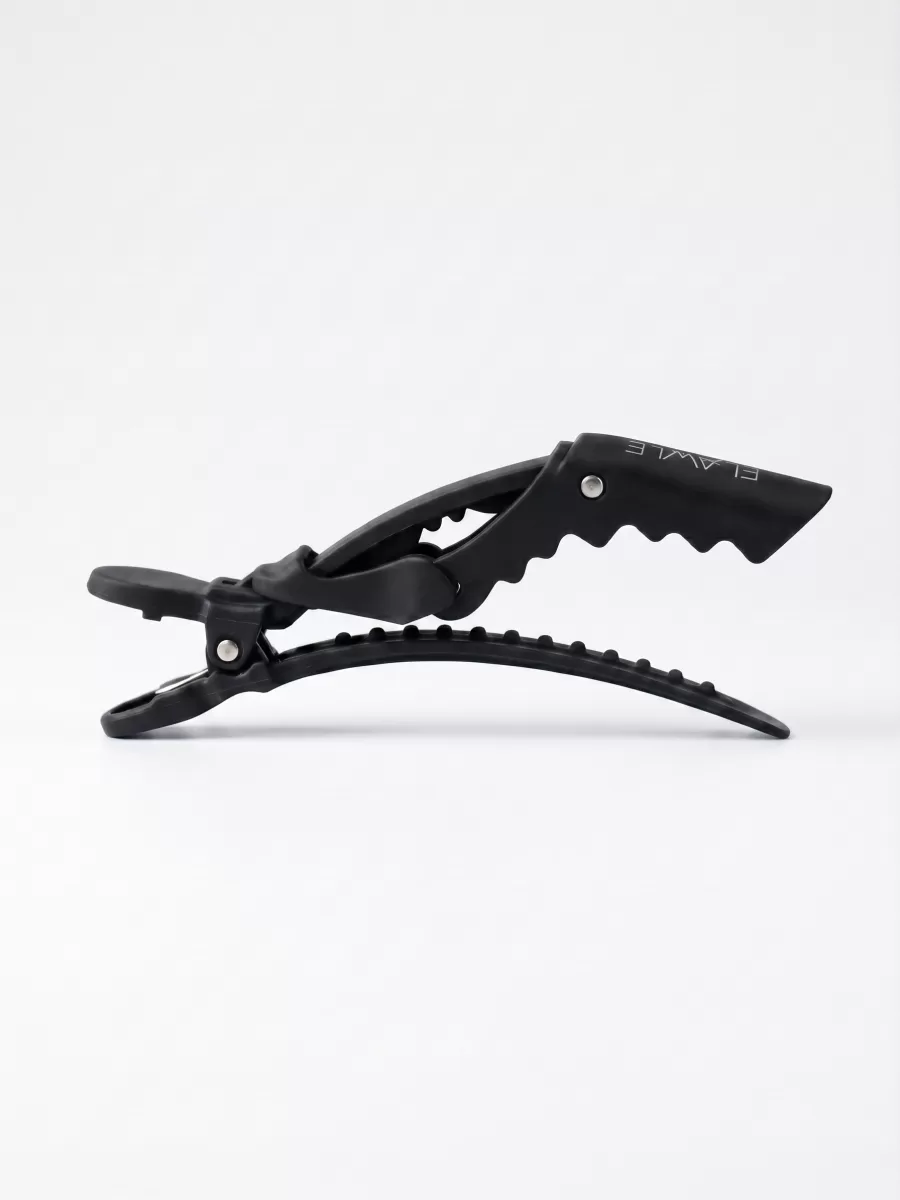Зажимы для волос "Крокодил" Flawle Crocodile Hair Clips FL132 BLACK 4 шт