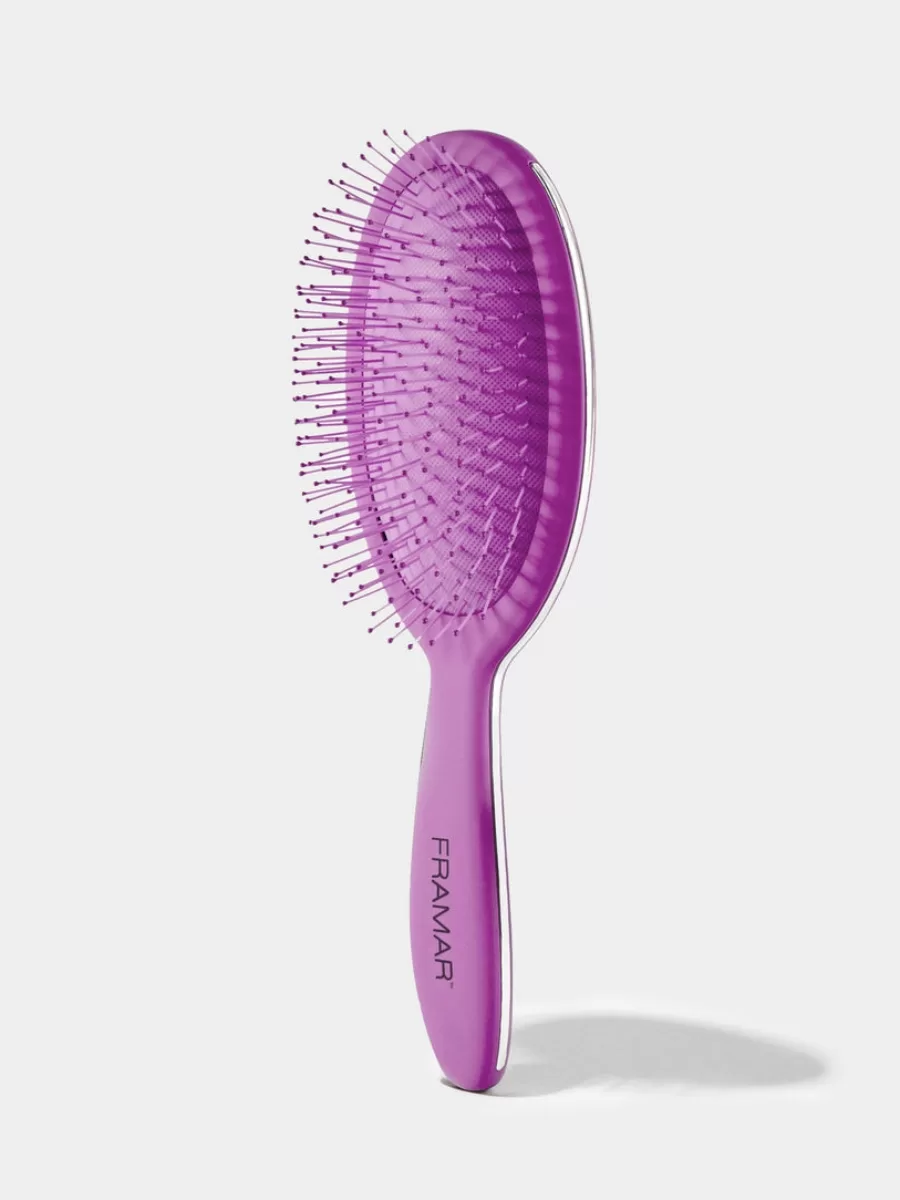 Щетка для волос Framar Detangle Brush Purple Reign