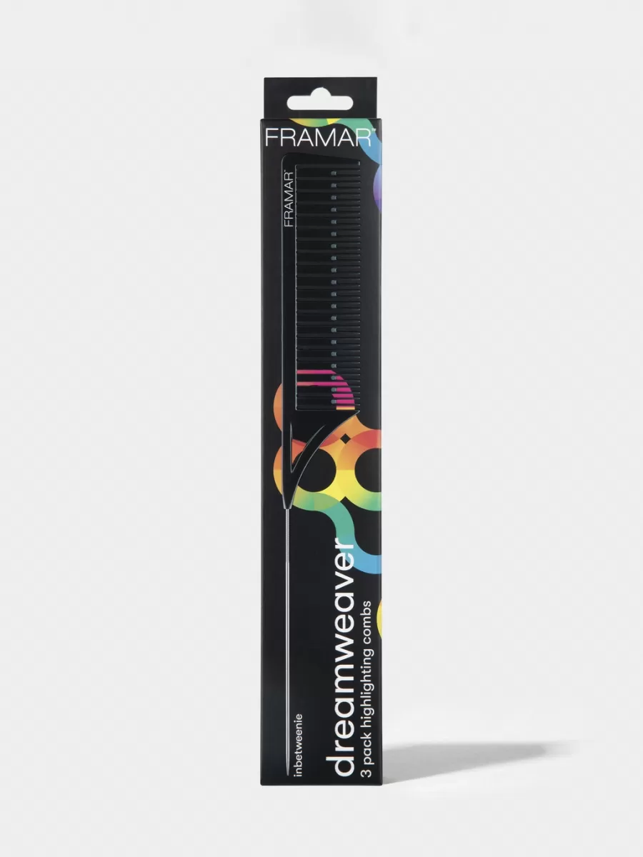 Расчески для мелирования Framar Dreamweaver Black 3 шт