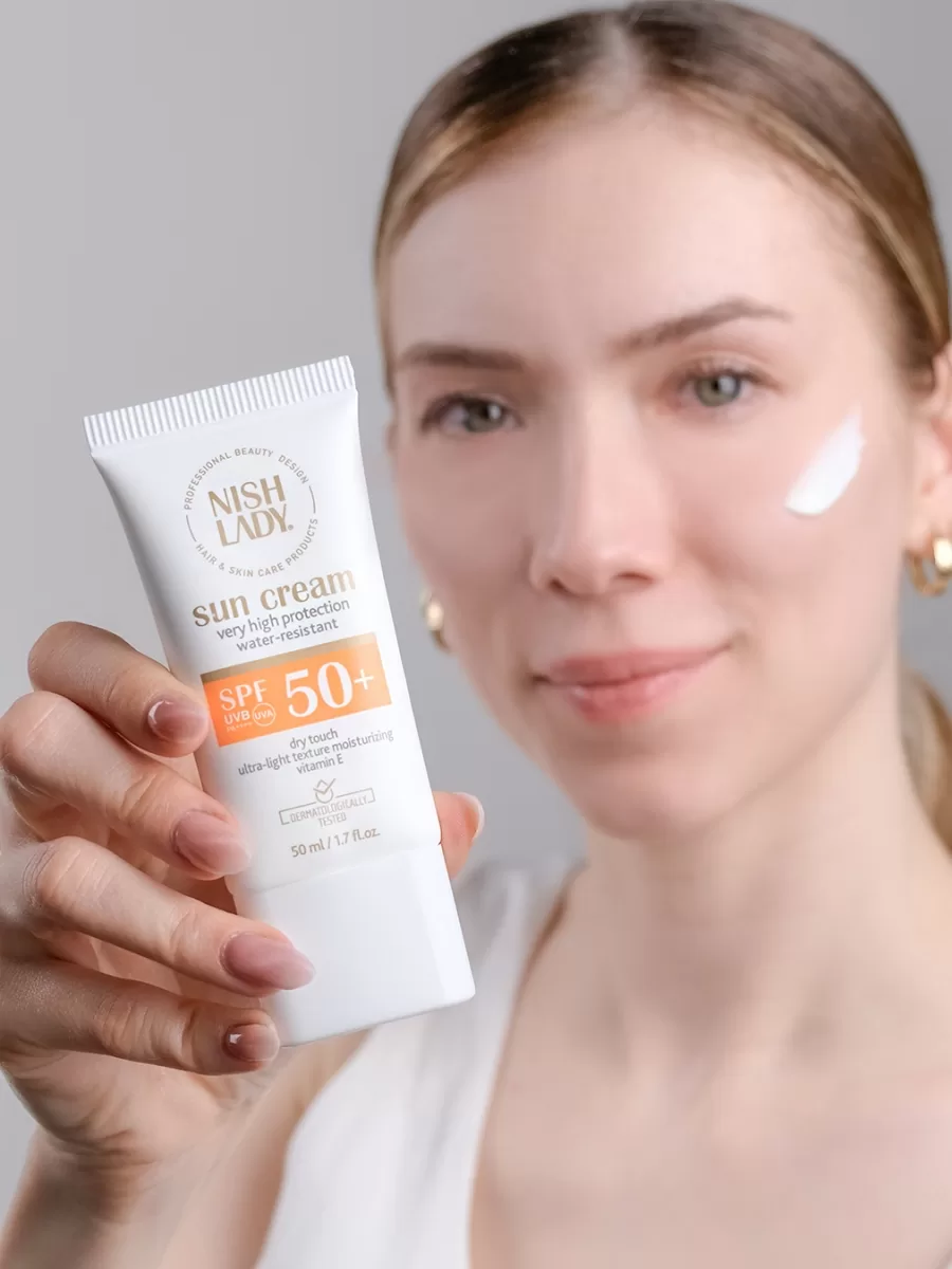 Солнцезащитный крем Nishlady Sun Cream SPF 50+ 50 мл