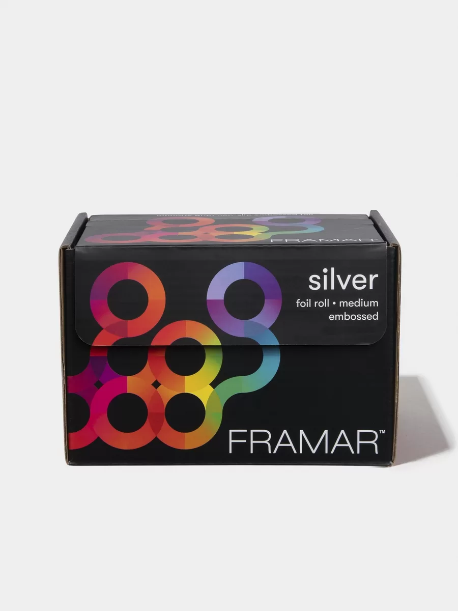Фольга тисненая Framar Star Struck Silver Embossed Roll 97.5 м