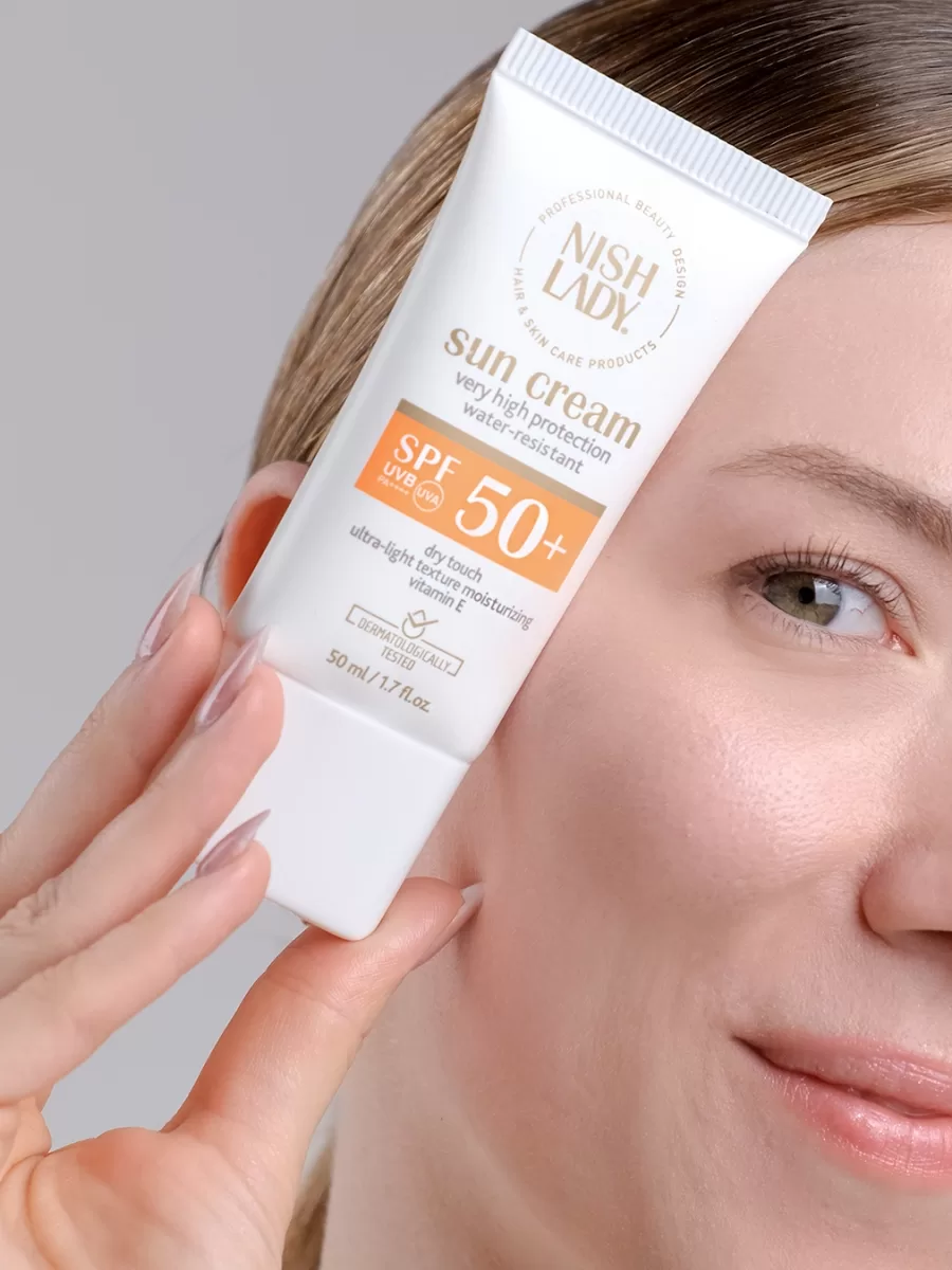 Солнцезащитный крем Nishlady Sun Cream SPF 50+ 50 мл