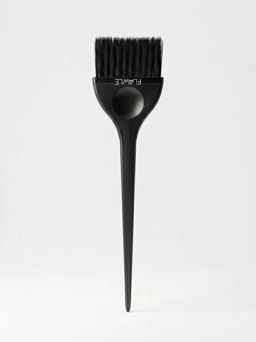 Кисть для окрашивания волос с двойным ворсом Flawle FL118 BLACK