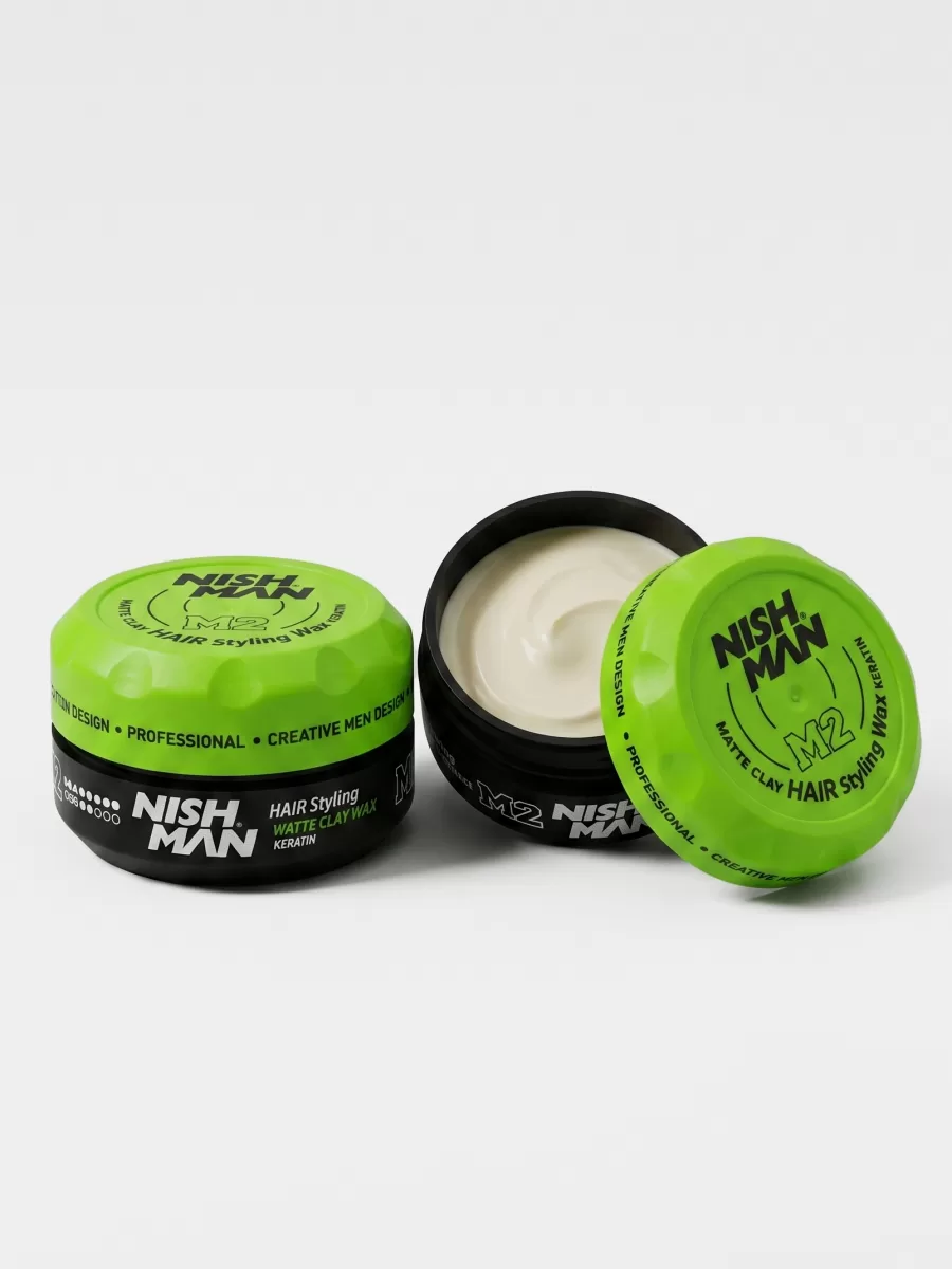 Матовая глина для укладки волос Nishman M2 Keratin 100 мл