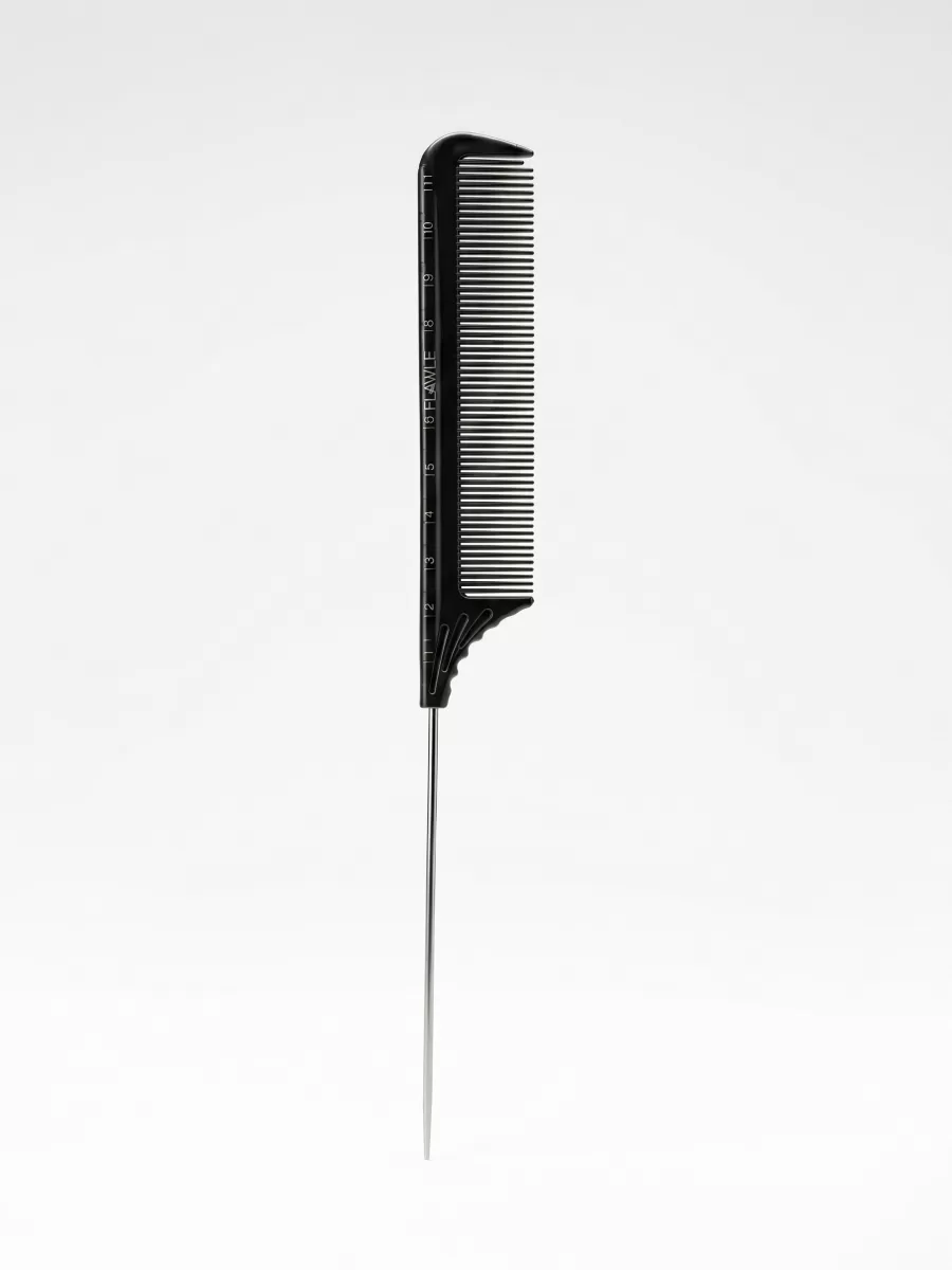 Расческа с металлическим хвостиком Flawle FL235 BLACK