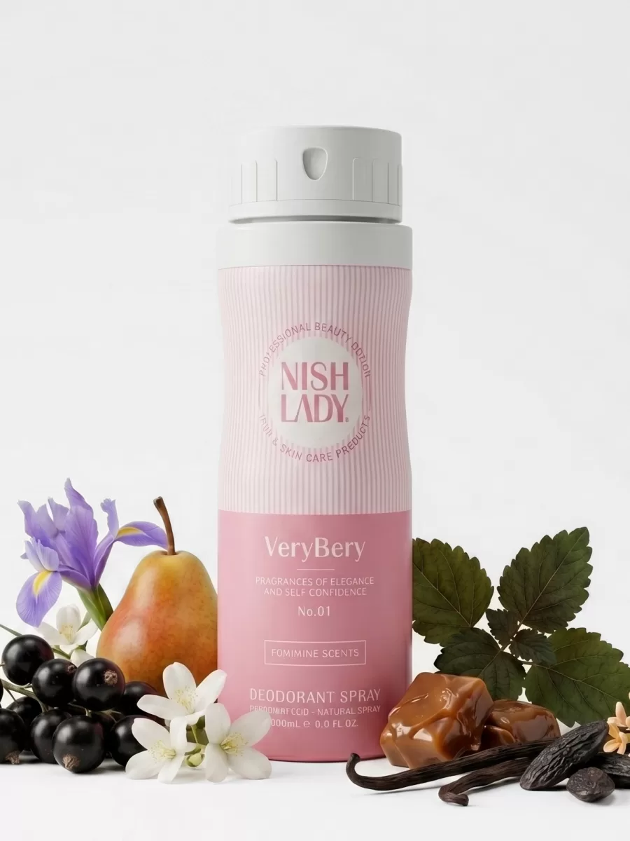 Дезодорант-антиперспирант Nishlady 01 Very Bery 200 мл