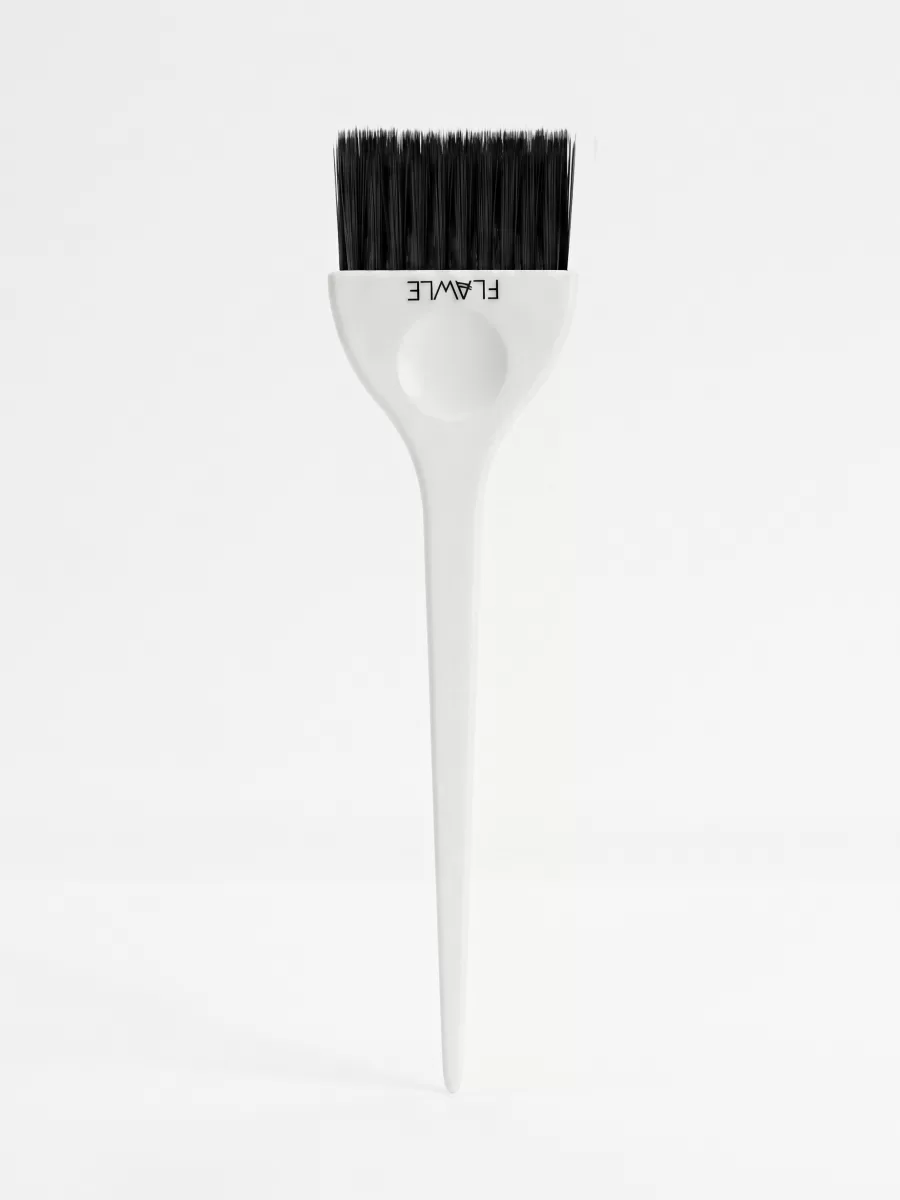 Кисть для окрашивания волос с двойным ворсом Flawle FL118 WHITE