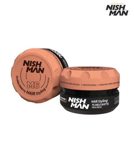 Матовый воск для укладки волос Nishman M6 Inca Inchi