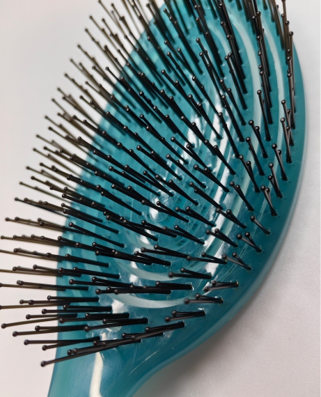 Расческа спиральная для волос Flawle Frosty Green 