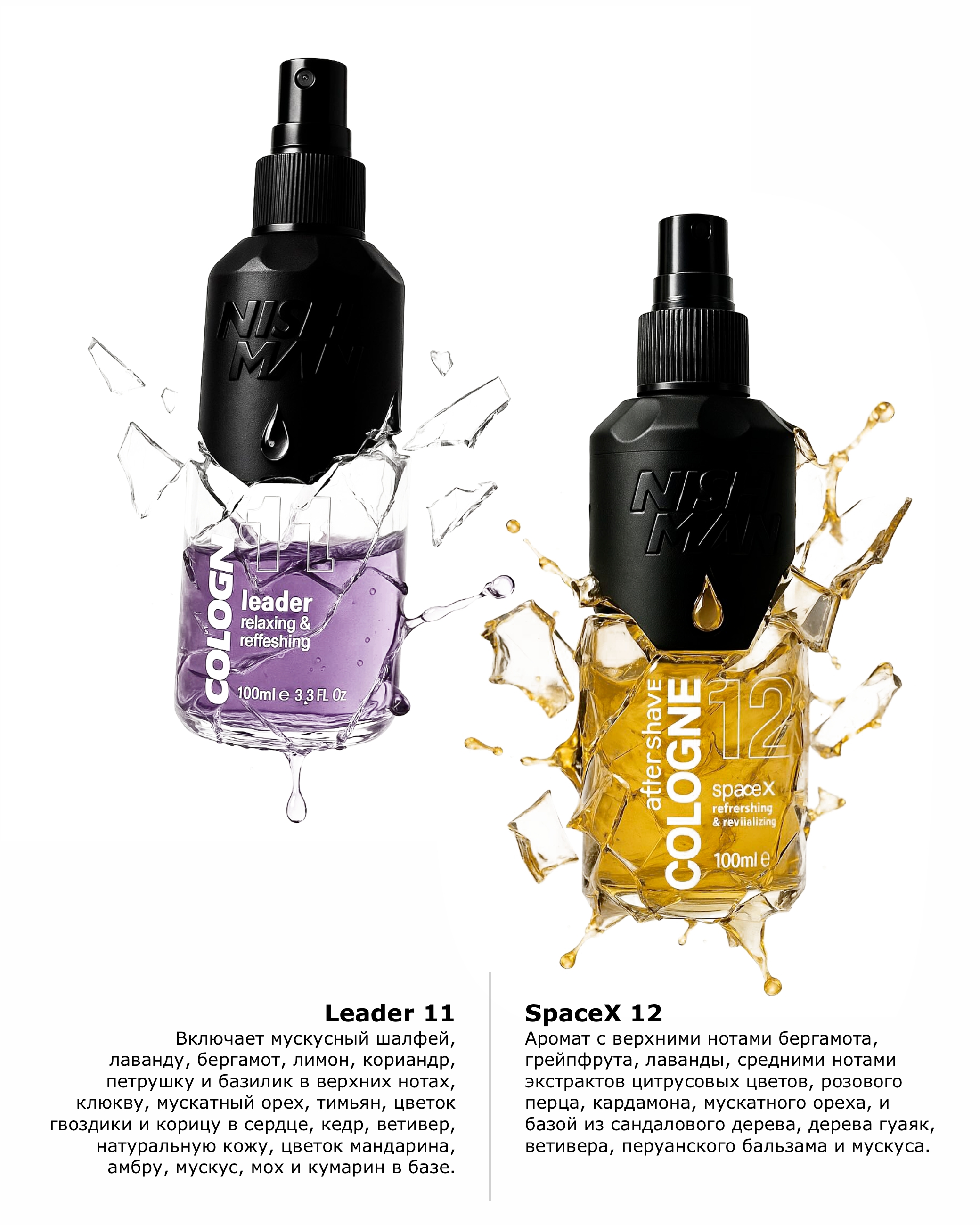 Одеколон после бритья Nishman 4 Lemon 400 мл