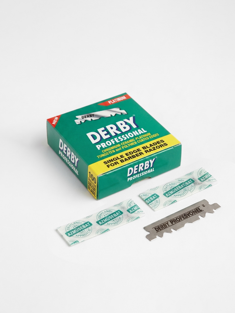 Односторонние лезвия Derby Professional Extra 100 шт