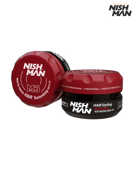 Матовая паста для укладки волос Nishman M3 Mess Up