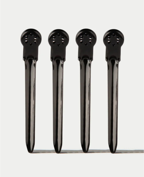 Зажимы для волос Framar Tight Tension Clips Black 4 шт.