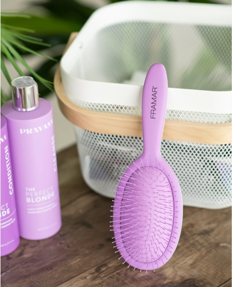 Щетка для волос Framar Detangle Brush Purple Reign