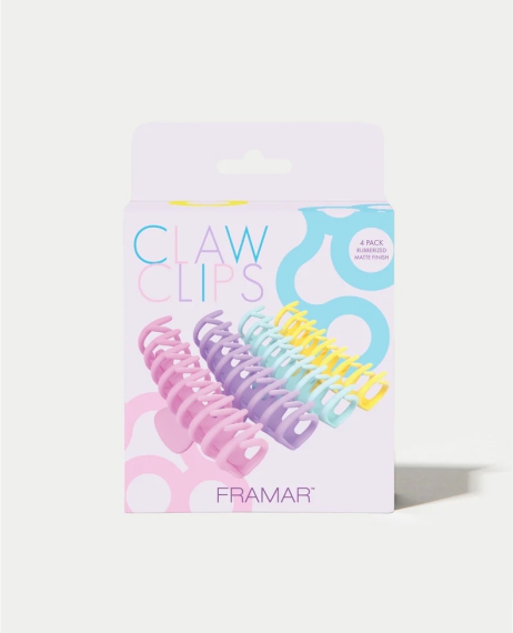 Заколки-крабы Framar Claw Clips Pastel 4 шт.