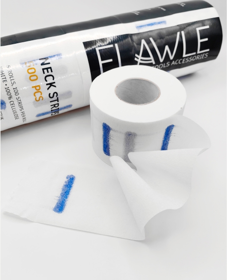 Воротнички одноразовые Flawle Neck Strips 5х100 шт. FL322