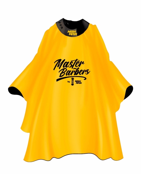 Парикмахерский пеньюар Nishman Master Barbers Cape Yellow