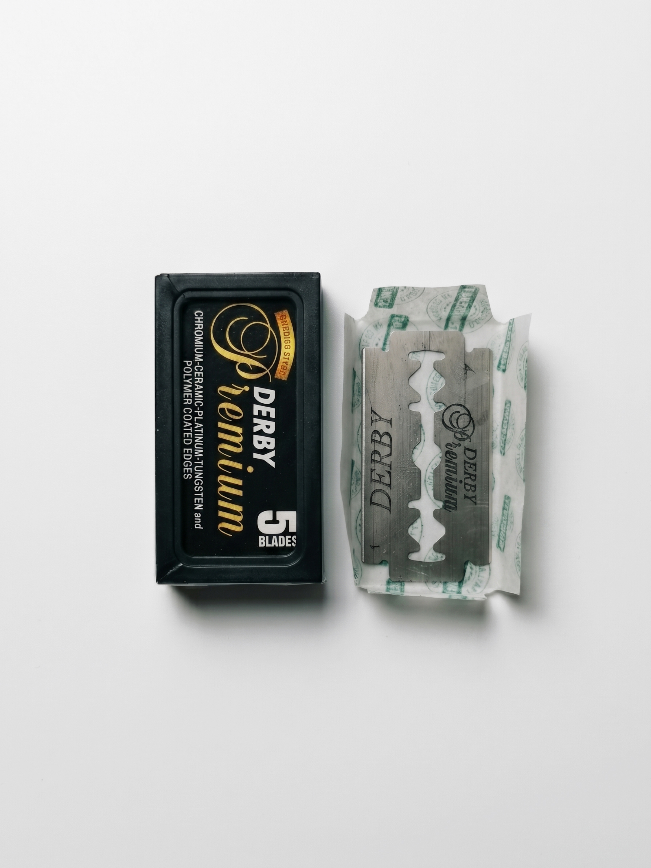 Двусторонние лезвия Derby Professional Premium 100 шт