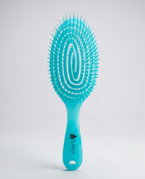 Расческа спиральная для волос Flawle Frosty Blue