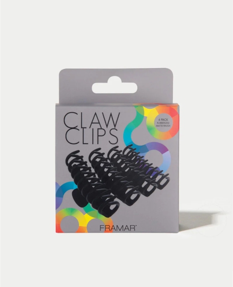Заколки-крабы Framar Claw Clips Black 4 шт.