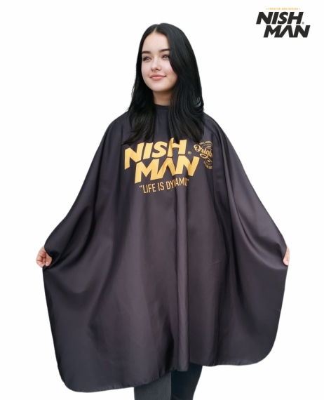Парикмахерский пеньюар Nishman Black