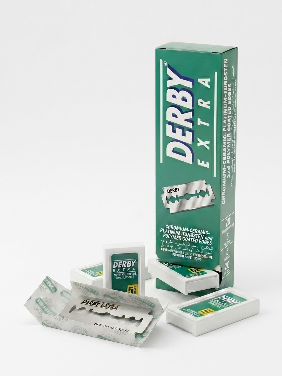 Двусторонние лезвия Derby Professional Extra 100 шт