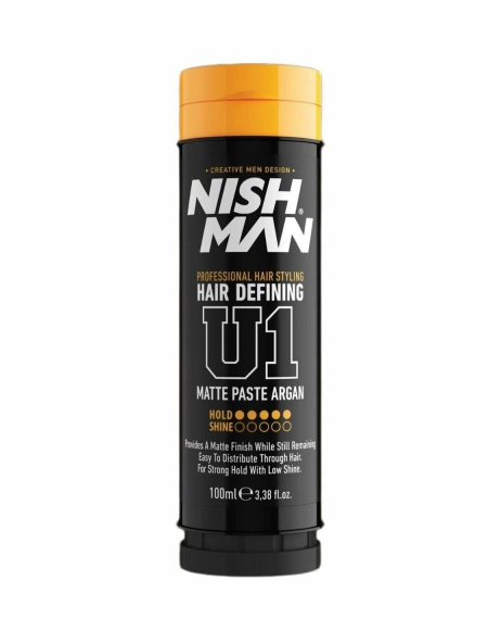 Матовая паста для укладки волос Nishman U1 Argan 100 мл