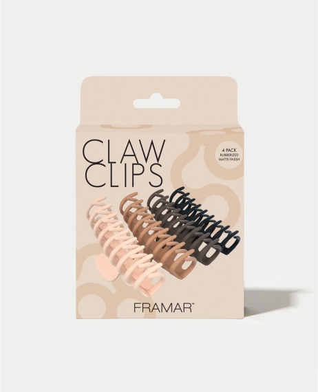 Заколки-крабы Framar Claw Clips Neutral 4 шт.