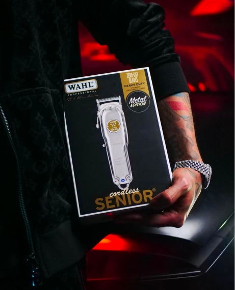 Машинка для стрижки Wahl Cordless Senior Metal Edition