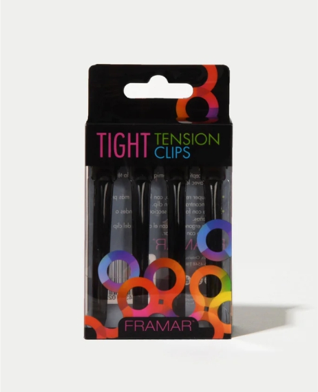Зажимы для волос Framar Tight Tension Clips Black 4 шт.
