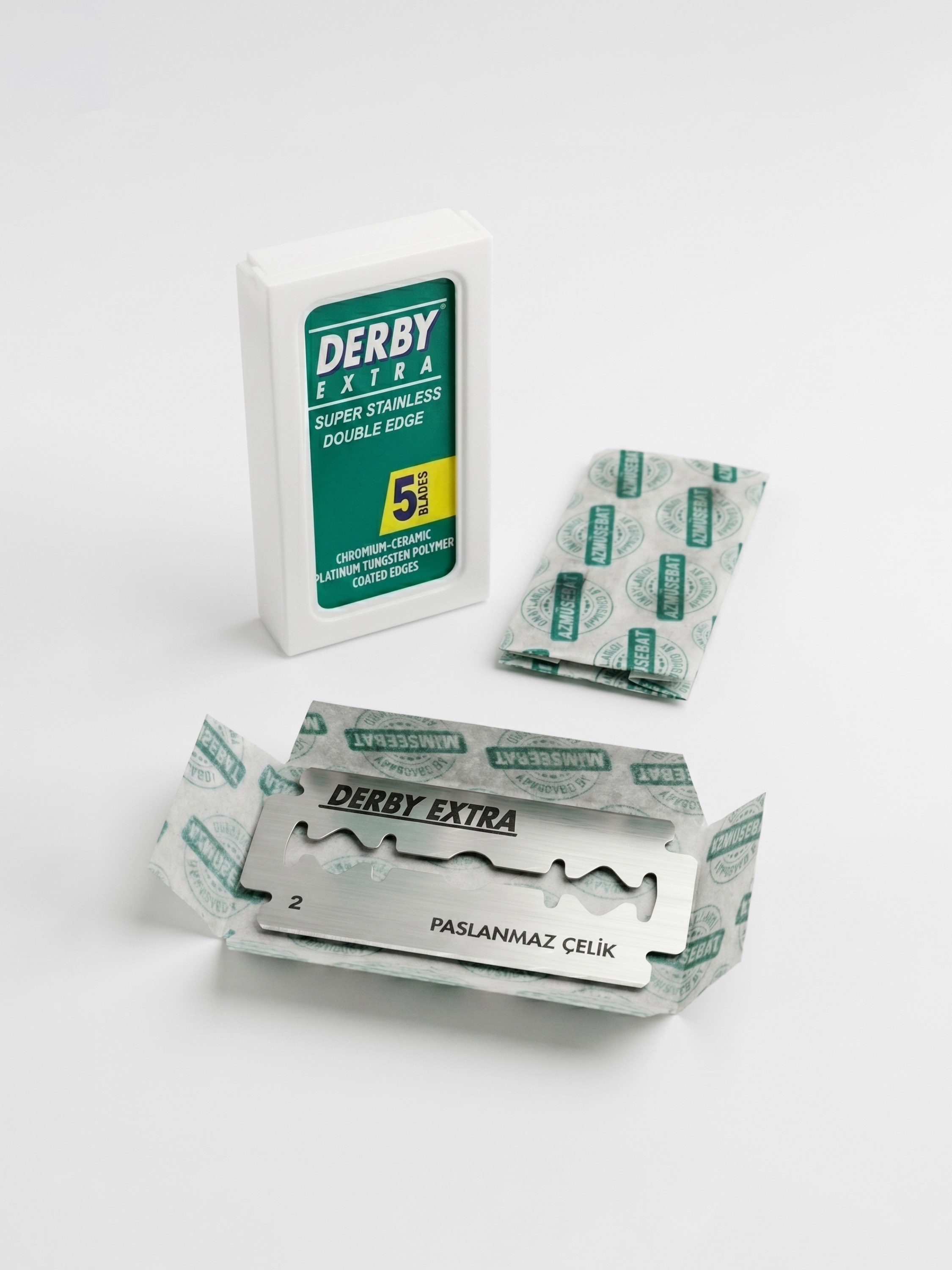 Двусторонние лезвия Derby Professional Extra 100 шт