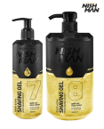 Гель для бритья Nishman Shaving Gel Gold One Easy Tattoo